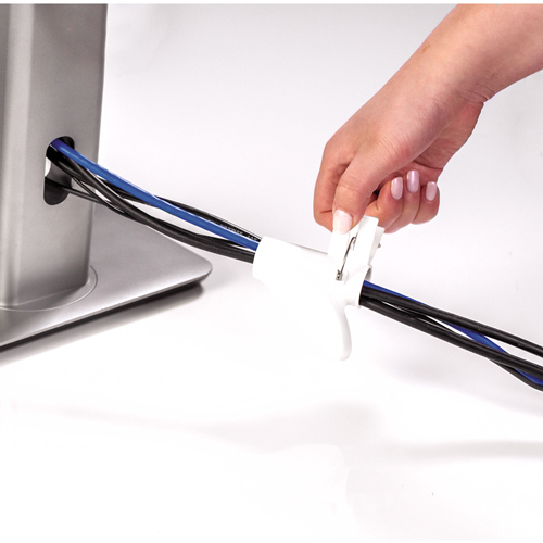 Fellowes CableZip Sol Tube flexible de câble Blanc 1 pièce(s)