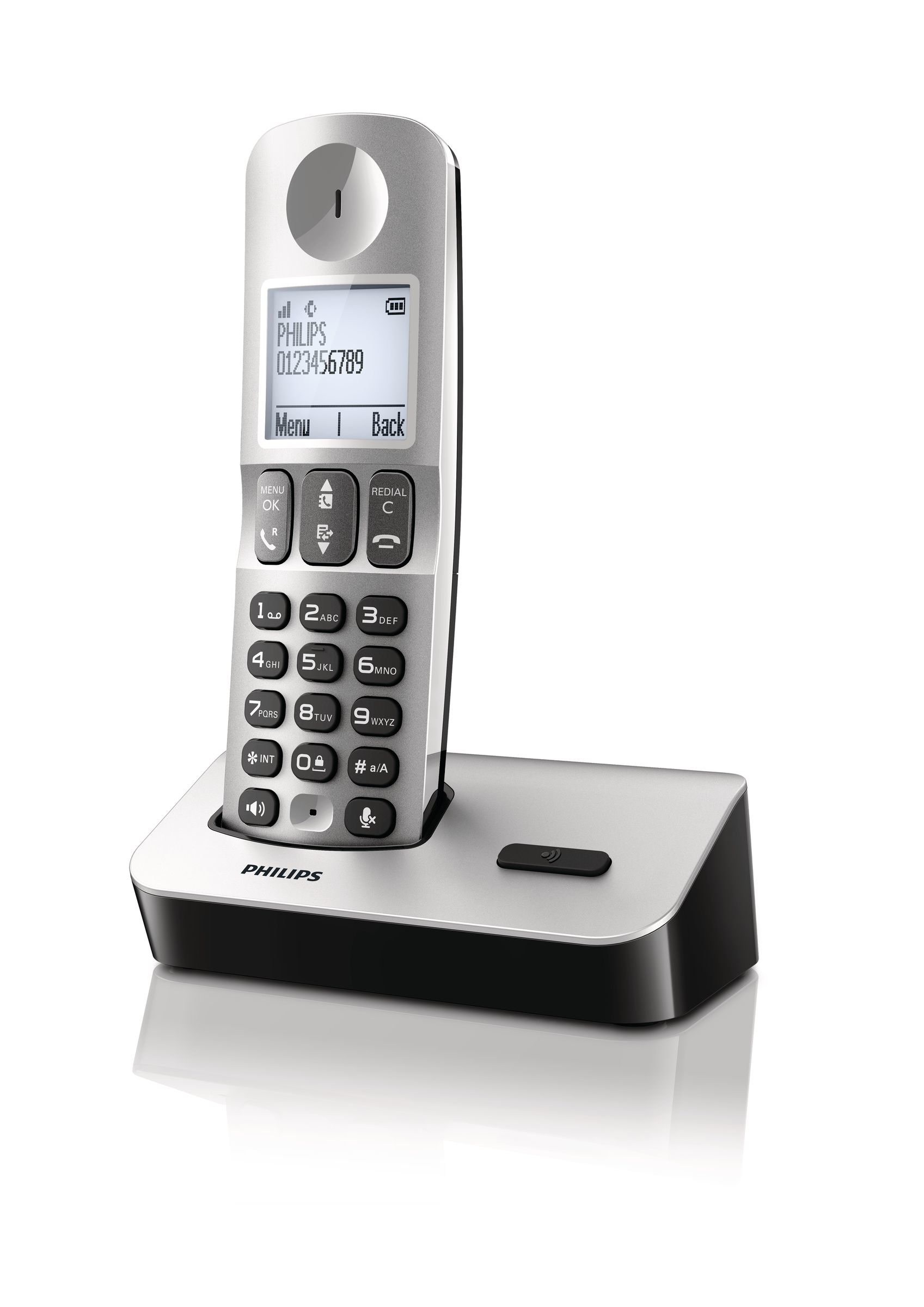Philips D5001S/51 telephone DECT telephone Caller ID Black, Silver – image 1