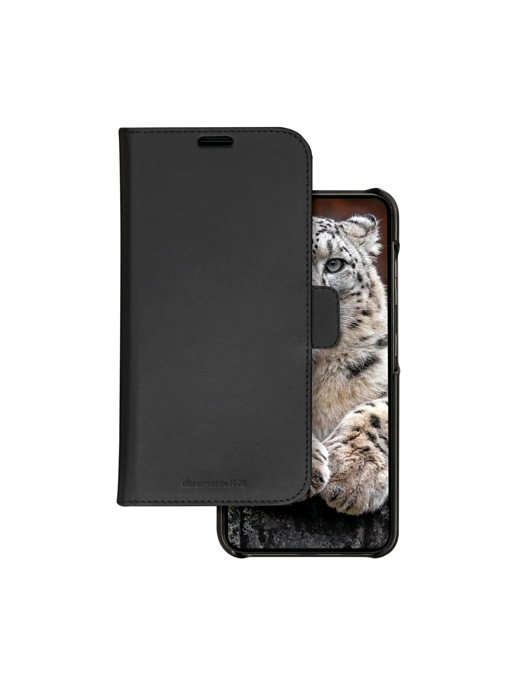 dbramante1928 Lynge - Flip cover for mobile phone - 2-in-1 - full-grain pebbled leather - for Samsung Galaxy S24 FE