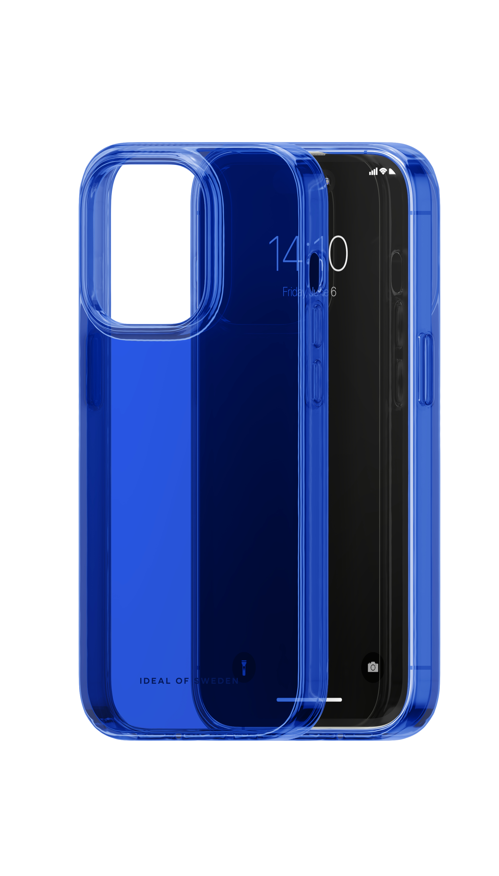 iDeal of Sweden Clear Case iPhone 14PR Cobalt Blue – image 5
