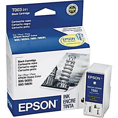 Epson T003011-AL ink cartridge 1 pc(s) Original Black