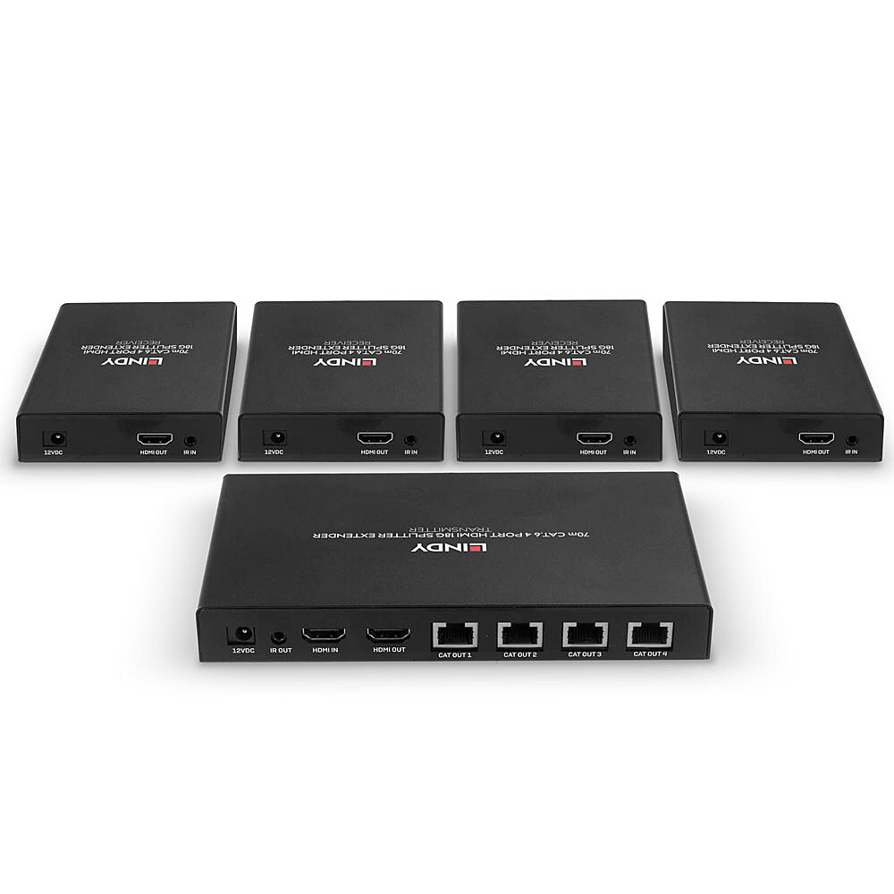 Lindy 70m Cat.6 4 Port HDMI 4K60 Splitter Extender – image 4