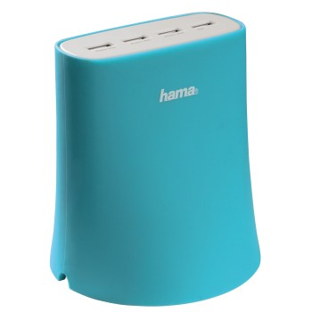 Hama 00054186 interface hub 480 Mbit/s Blue – image 1