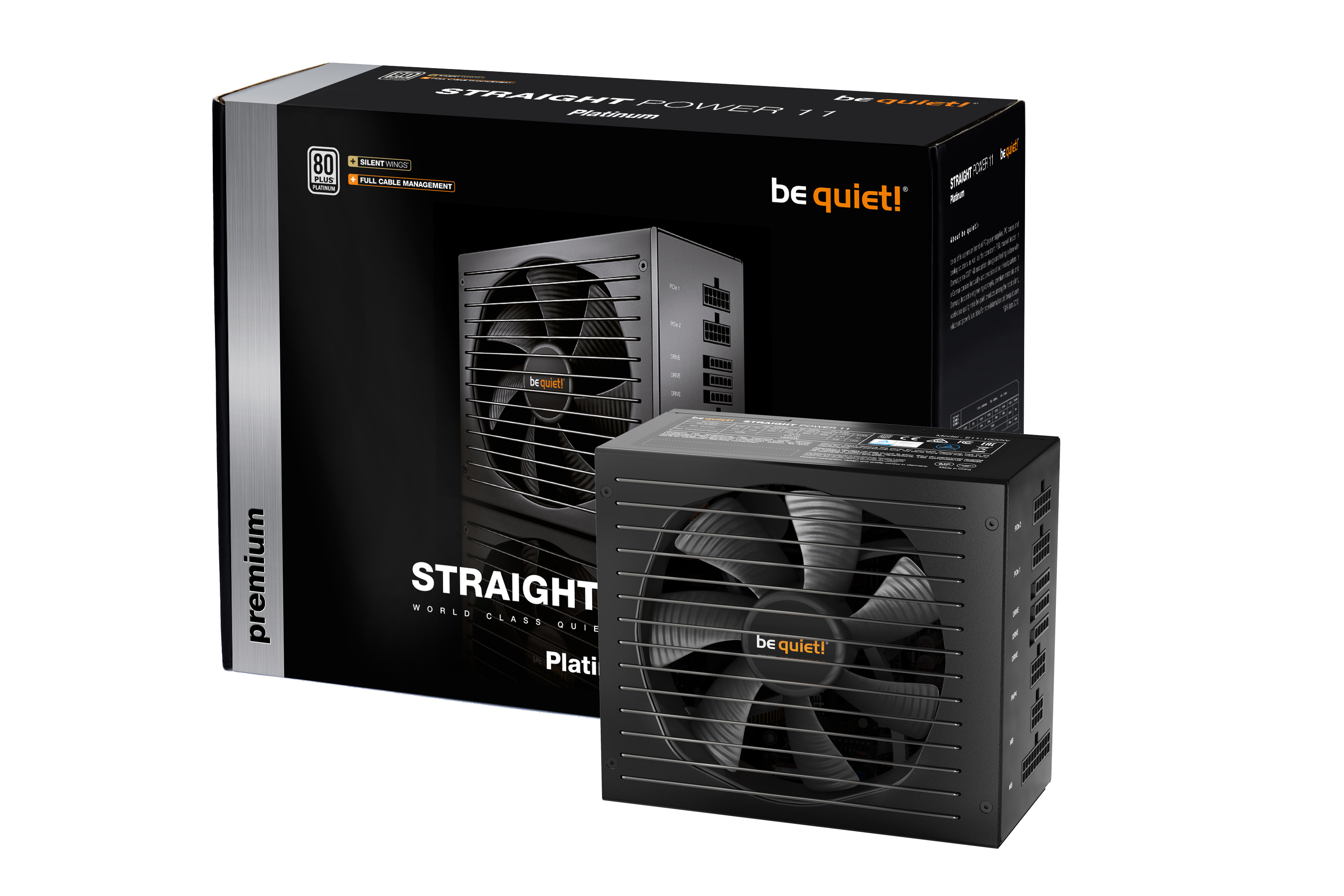 be quiet! Straight Power 11 750W Platinum power supply unit 20+4 pin ATX ATX Black image 4