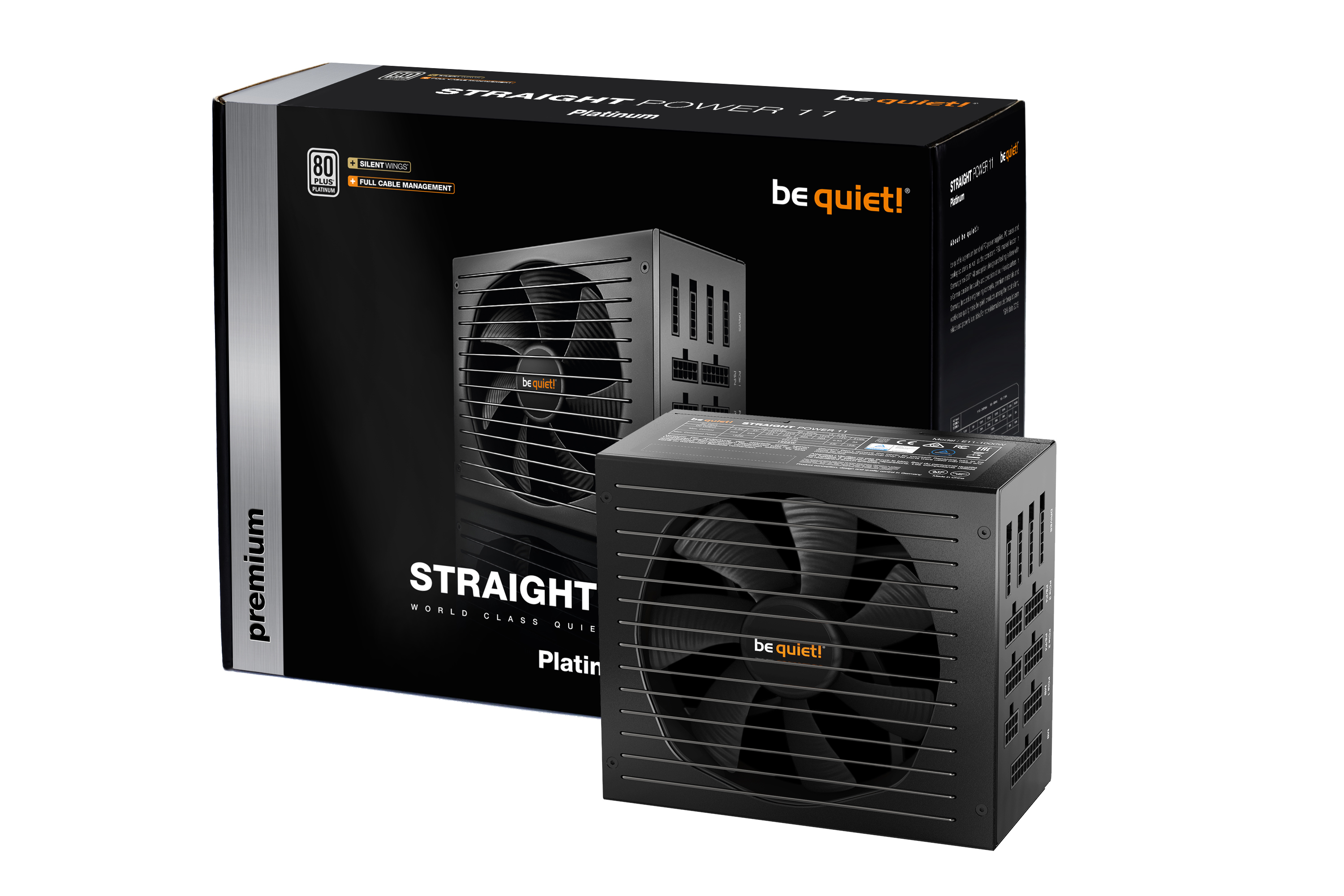 be quiet! Straight Power 11 850W Platinum power supply unit 20+4 pin ATX ATX Black image 4