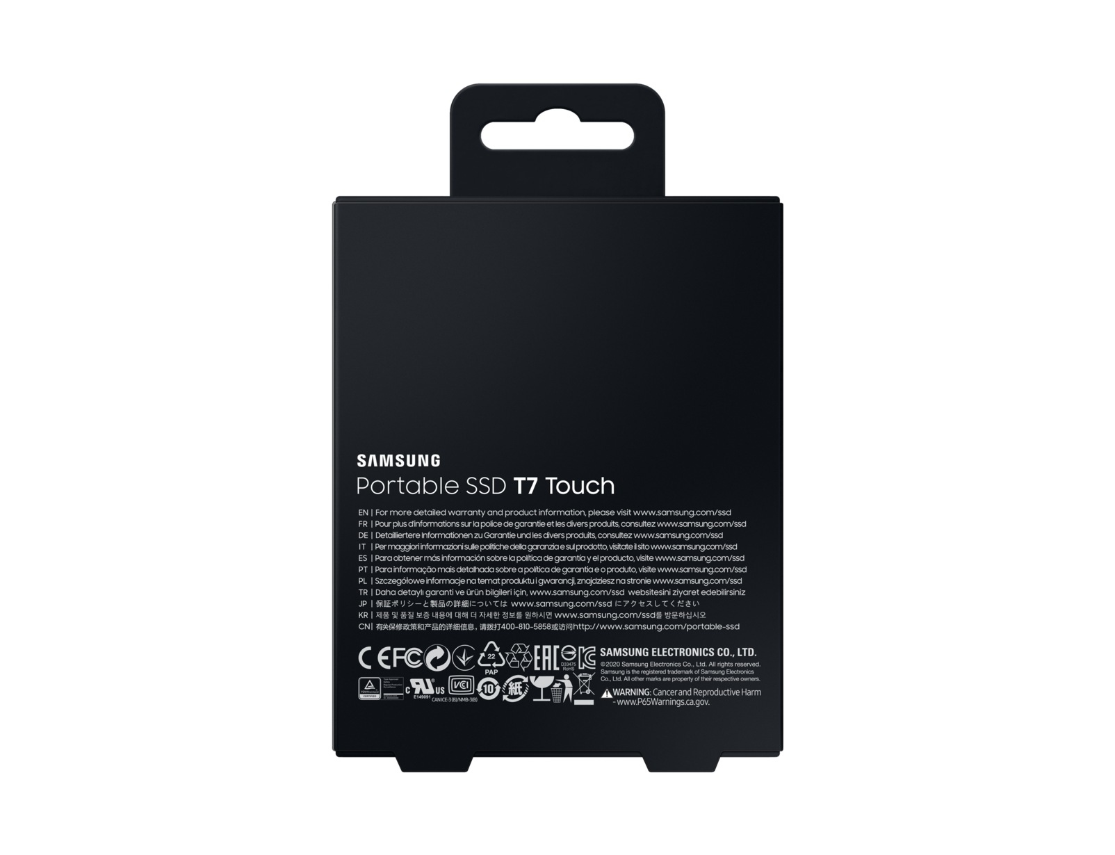 Samsung T7 Touch 500 GB USB Type-C 3.2 Gen 2 (3.1 Gen 2) Black image 14