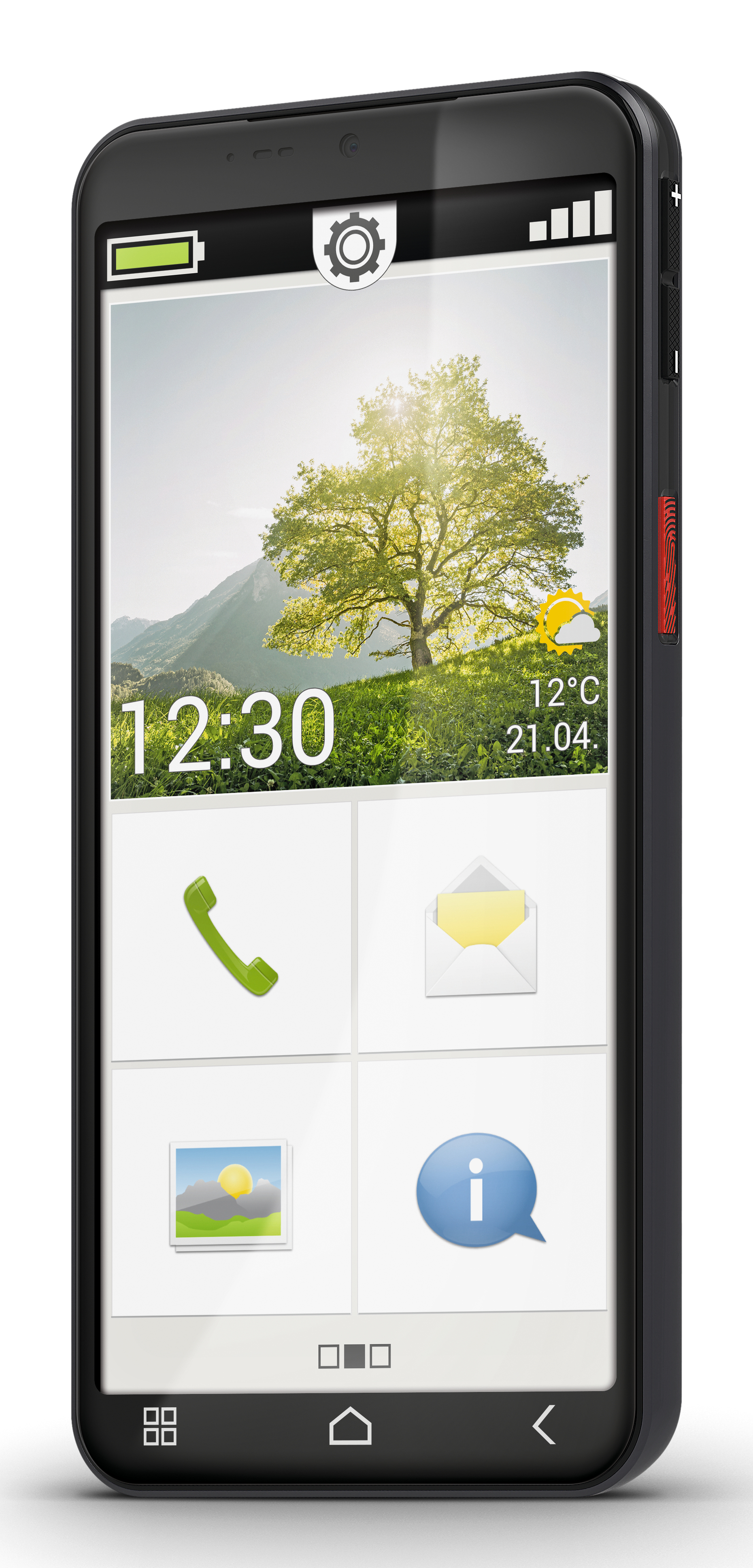 Emporia Smart.7lite 13.8 cm (5.45") Single SIM Android 15 4G USB Type-C 6 GB 128 GB 3500 mAh Black – image 5