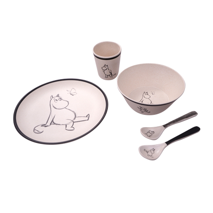 Resim Barbo Toys 7329 Beyaz Melamin Tabak Seti