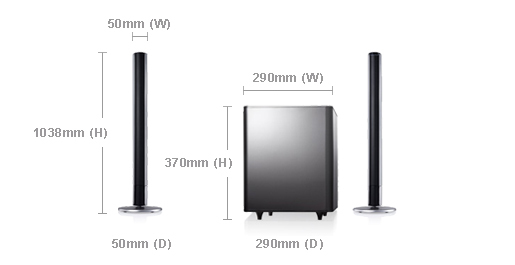 Samsung HW-E551/XU soundbar speaker Black 2.1 channels – image 8