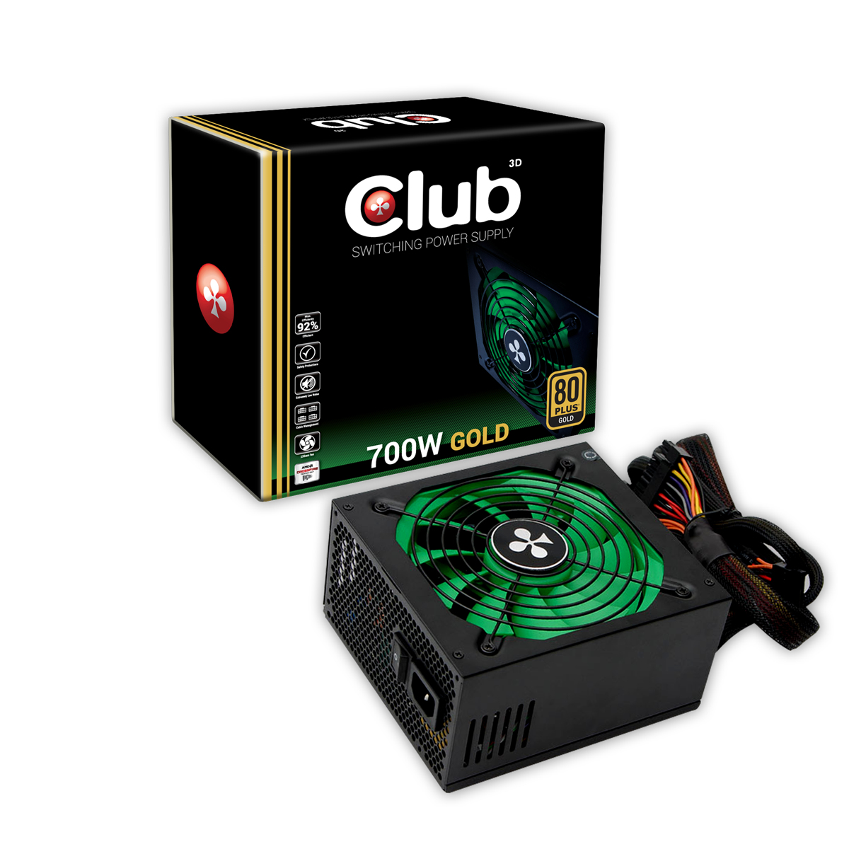CLUB3D 700Watt 80+ Gold retail