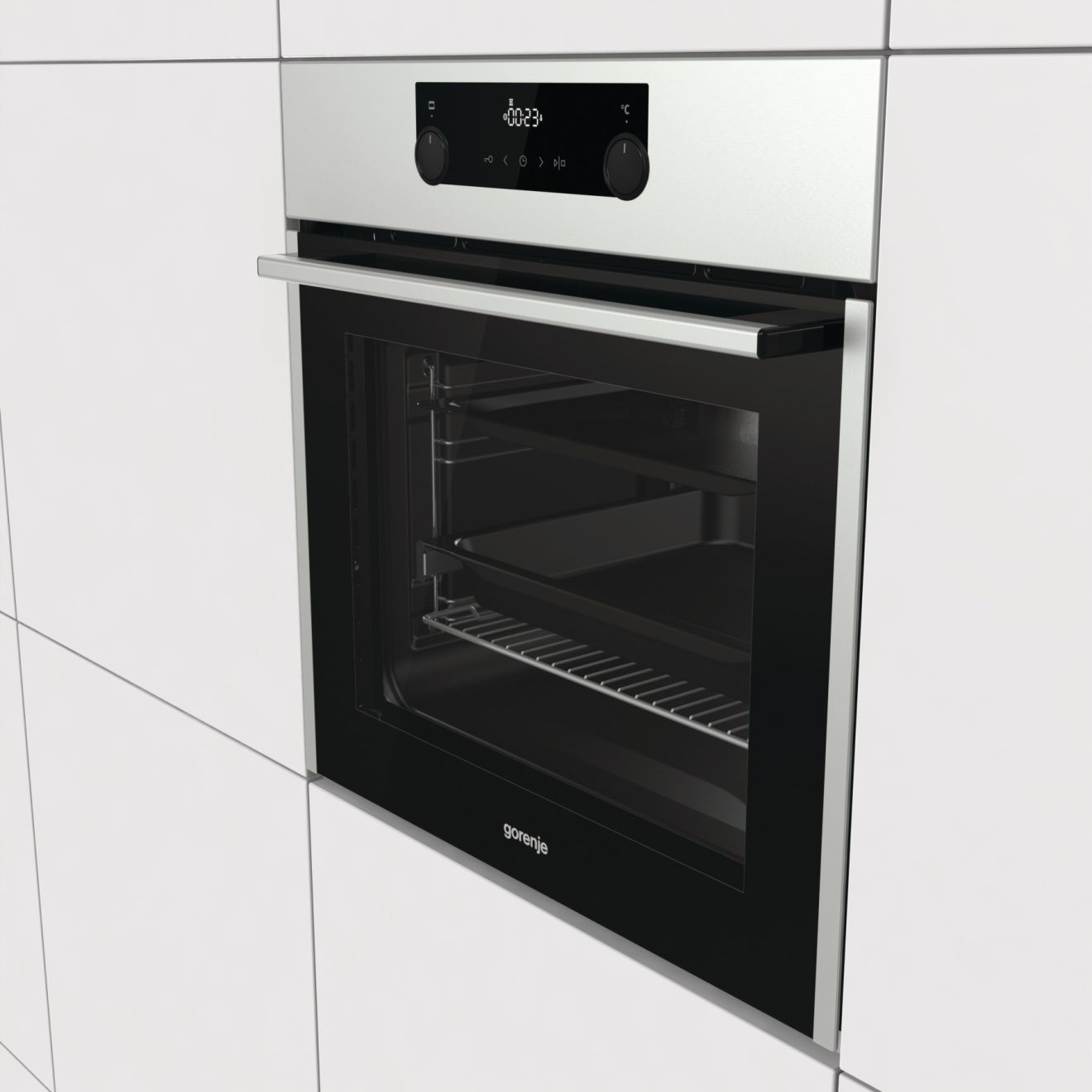 Gorenje BO735E20X 71 L Black, Stainless steel – image 2