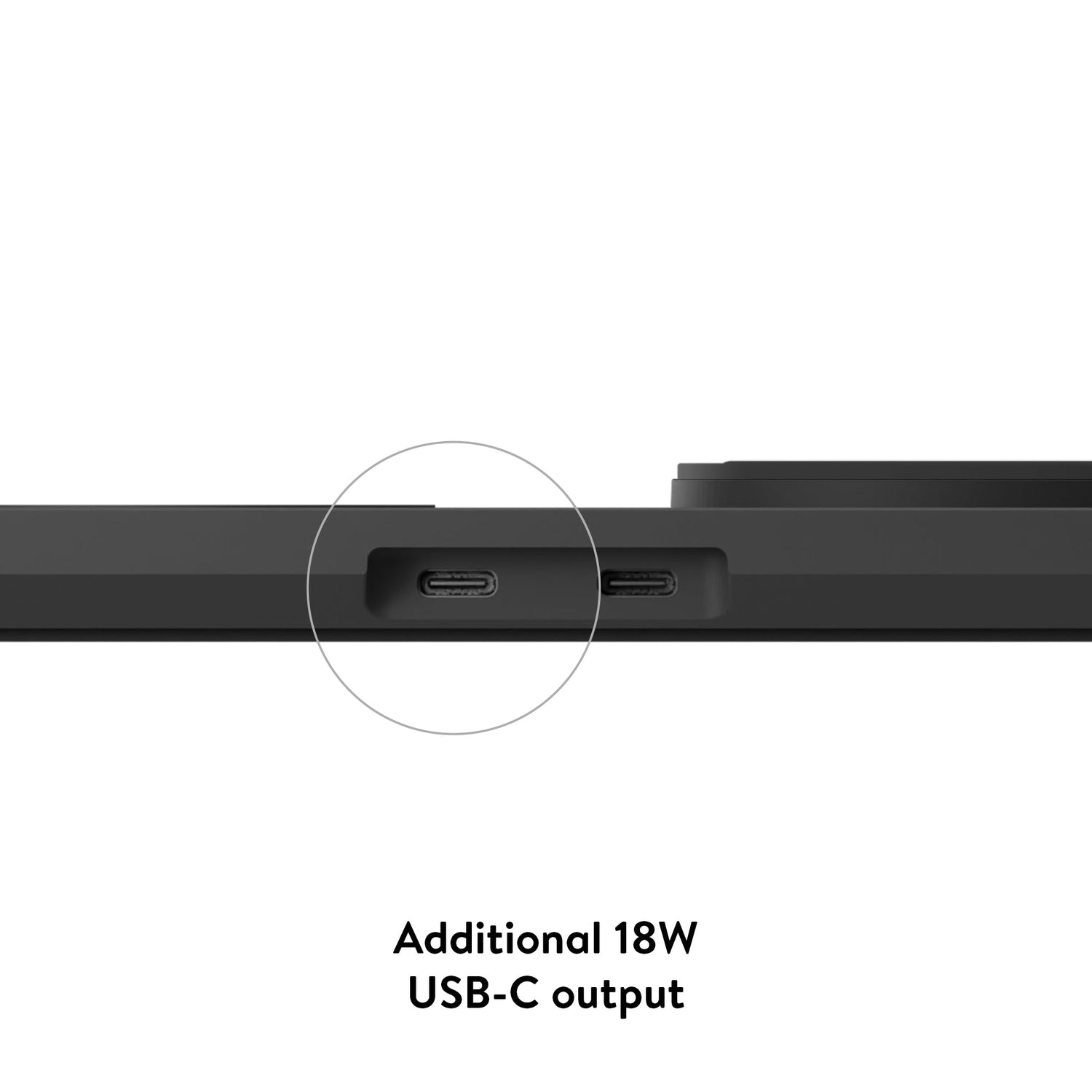 صورة محطة شحن Mous LOW-A0839-MBLPCB-WCP-W1 لاسلكية Qi2 65 واط باللون الأسود المطفي