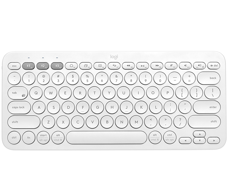 Teclado logitech k380 white inalambrico bluetooth multiplataforma pc/tablet/smartphone