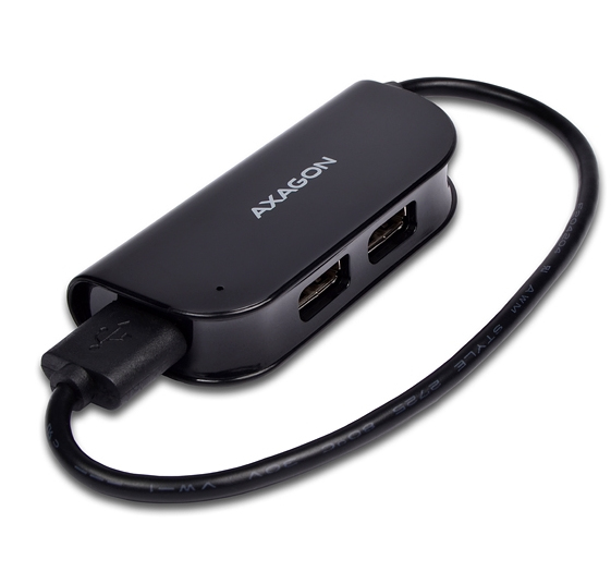 Axagon HUE-X4B interface hub USB 2.0 480 Mbit/s Black – image 4