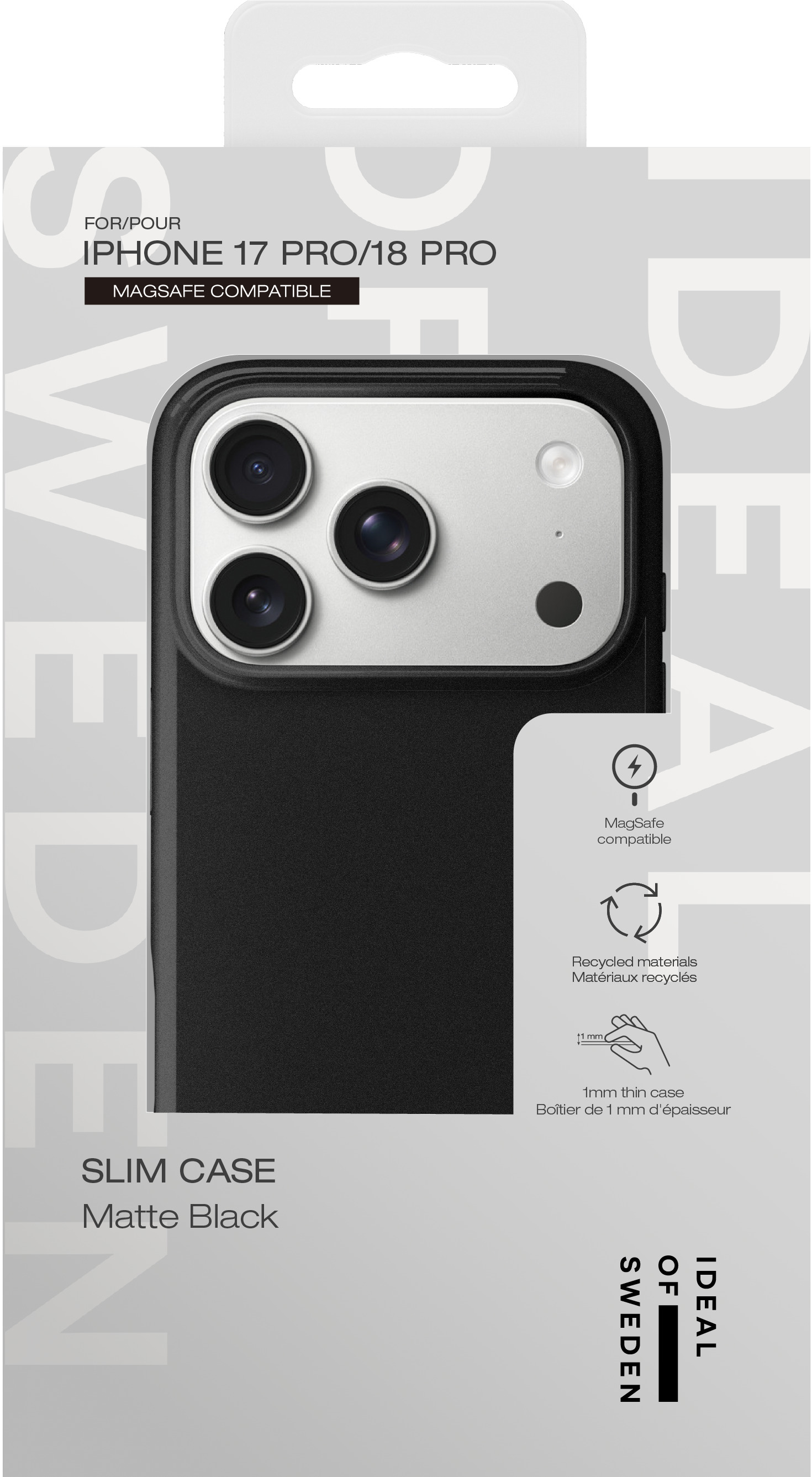 iDeal of Sweden Slim Case MagSafe iPhone 17 Pro / 18 Pro Matte Black – image 4