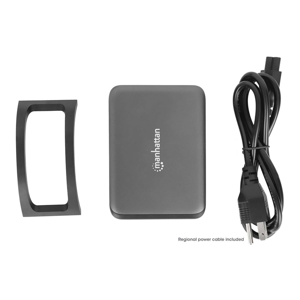 Manhattan Mains USB-C Laptop Charging Station 4-port, Universal charging for ALL laptops (incl power hungry gaming machines & equivalent) with ports to simultan – image 9