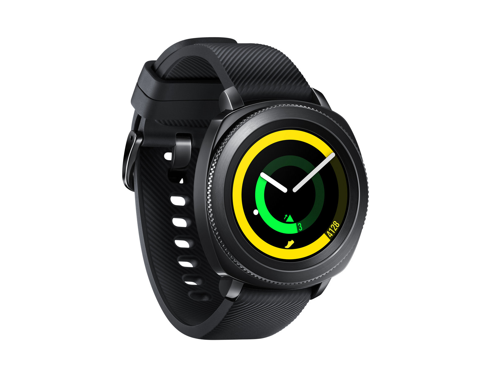 Samsung SM-R600 3.05 cm (1.2") OLED 42 mm Digital 360 x 360 pixels Touchscreen Black Wi-Fi GPS (satellite) – image 3