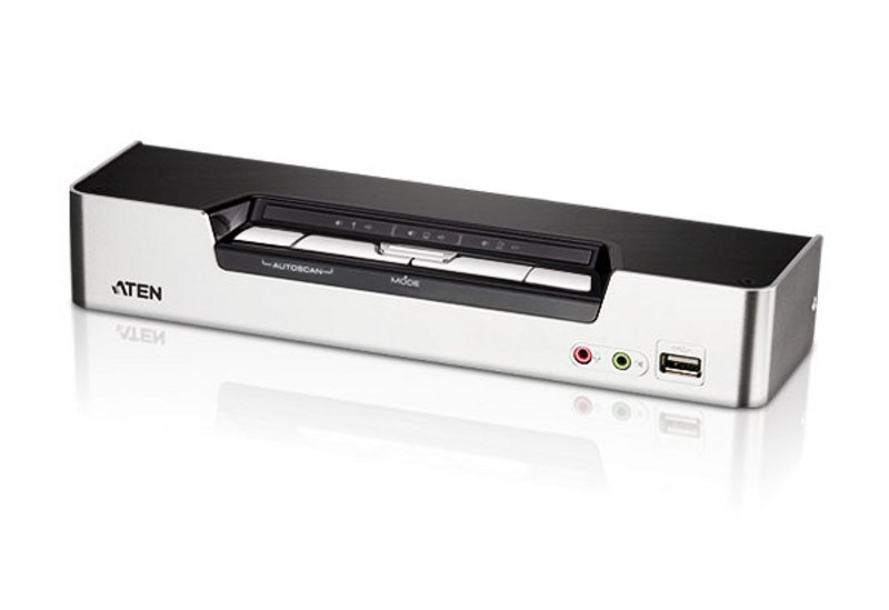 ATEN CS1794-AT-G KVM-kytkin Musta