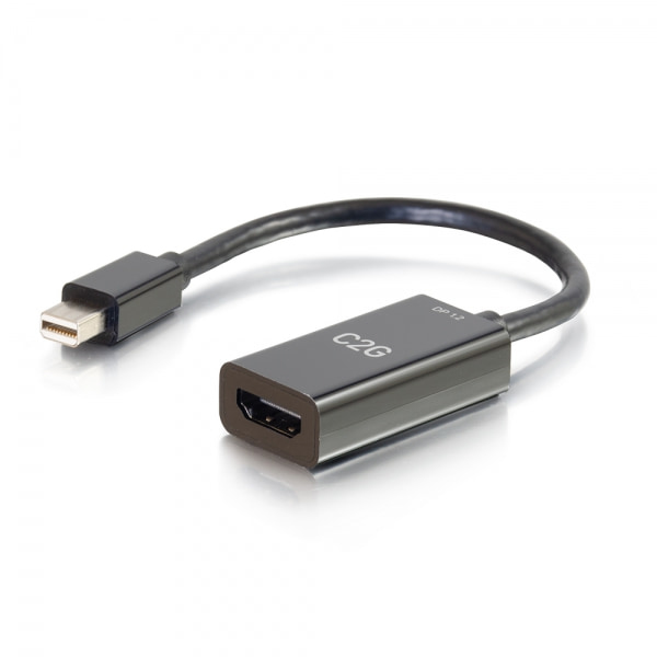 C2G 8in Mini DisplayPort Male to HDMI Female Passive Adapter Converter [img: 0]
