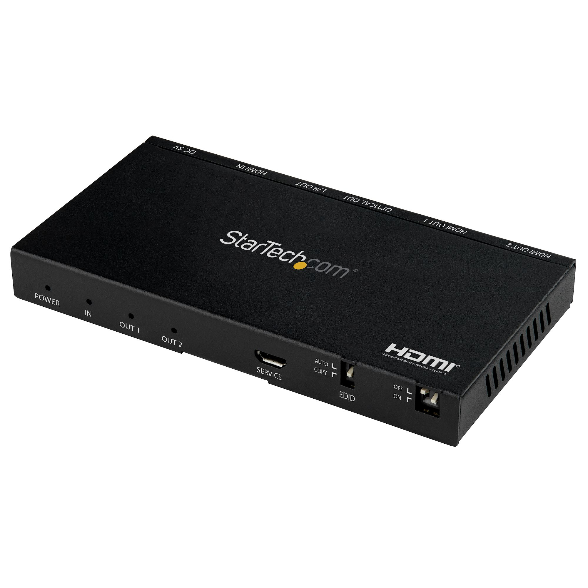 StarTech.com 2-ports HDMI-splitter - 4K 60Hz med inbyggd skalning