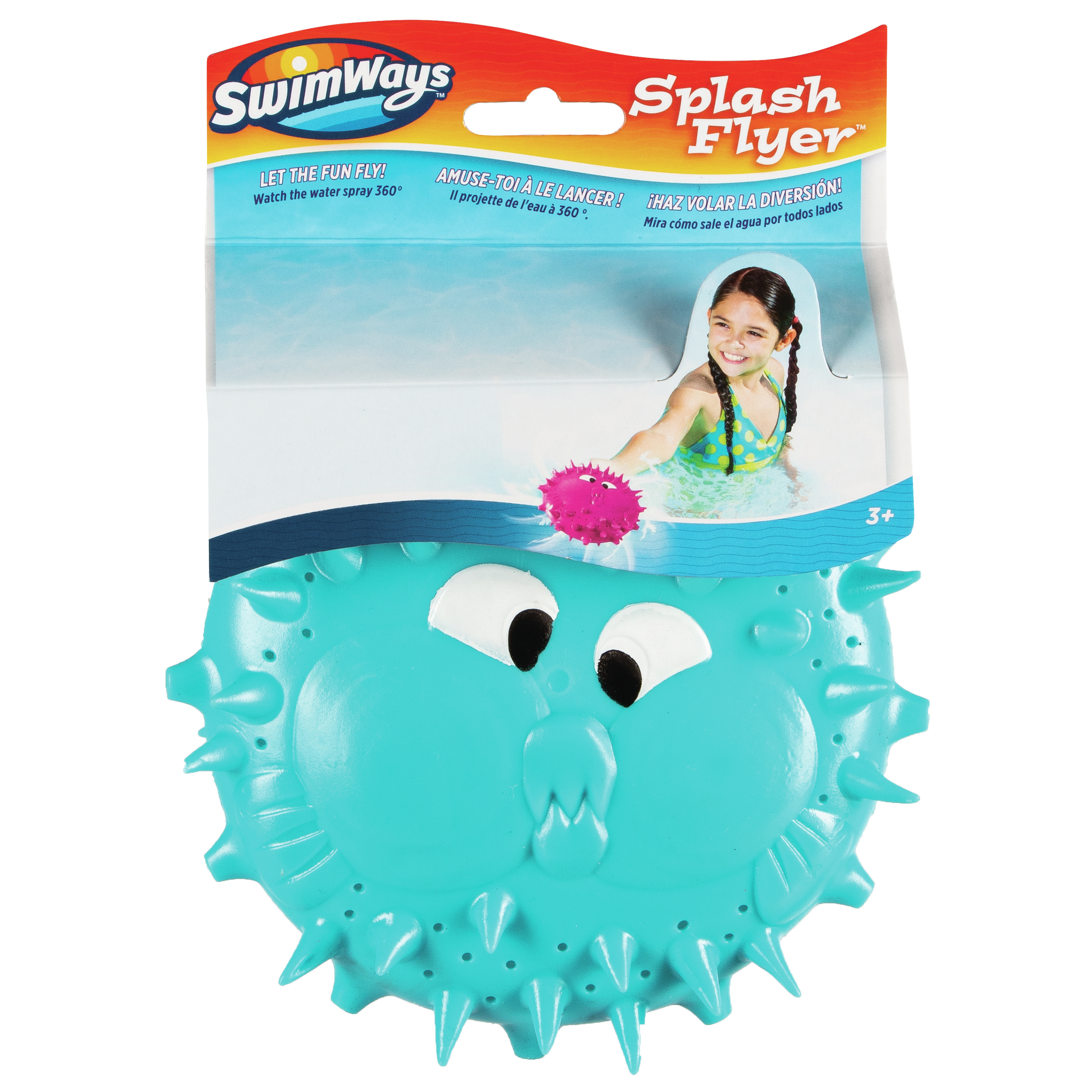 عکس اسباب بازی شنا SwimWays مدل Splash Flyer Blow Fish