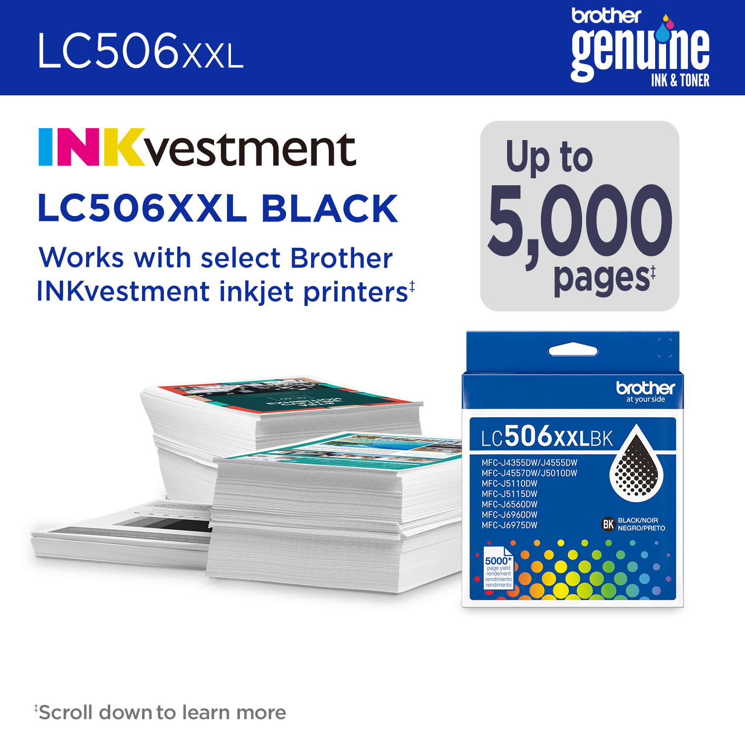 Brother LC506XXLBKS ink cartridge 1 pc(s) Original Extra (Super) High Yield Black – image 2