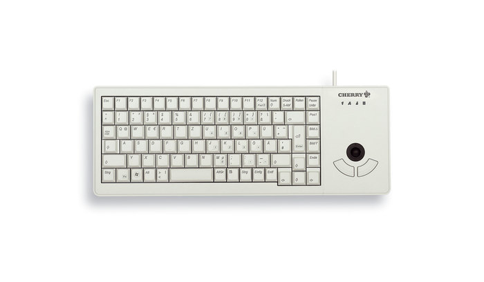 CHERRY XS Trackball Tastatur Universal USB QWERTZ Deutsch Grau