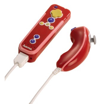 Hama 00054660 Gaming Controller Red Gamepad Wii