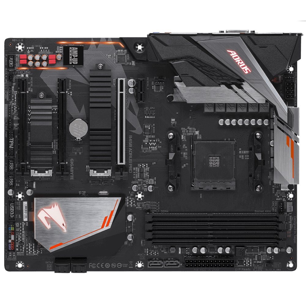 GIGABYTE B450 AORUS PRO (rev. 1.0) – image 2