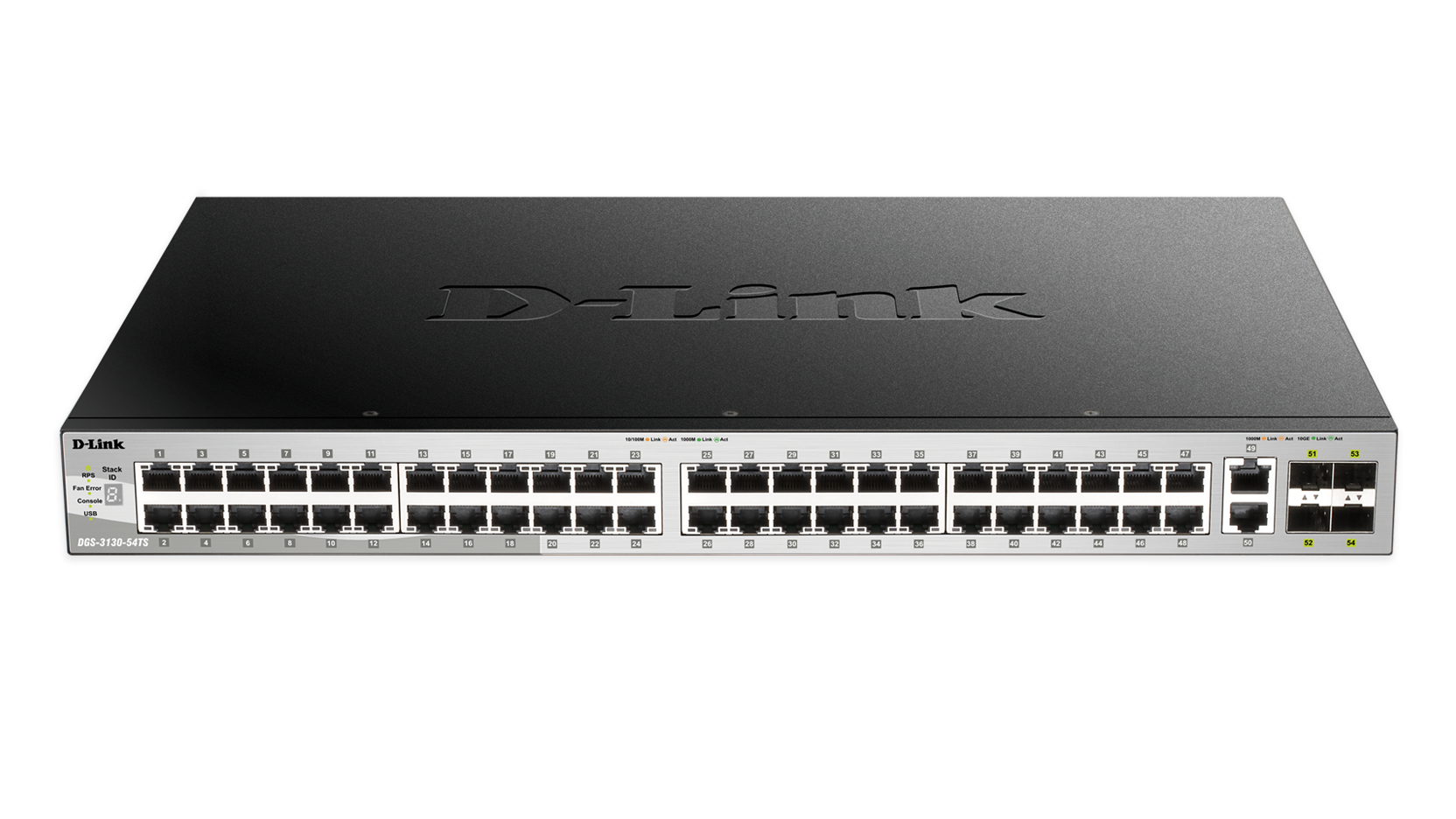 D-Link DGS-3130-54TS Managed L3 Gigabit Ethernet (10/100/1000) Black, Grey – image 2