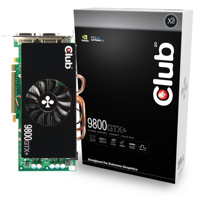 CLUB3D VGA C3D PCIe NVD 9800GTX+ 512MB