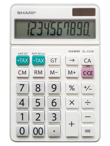 Sharp EL-331W calculator Financial White