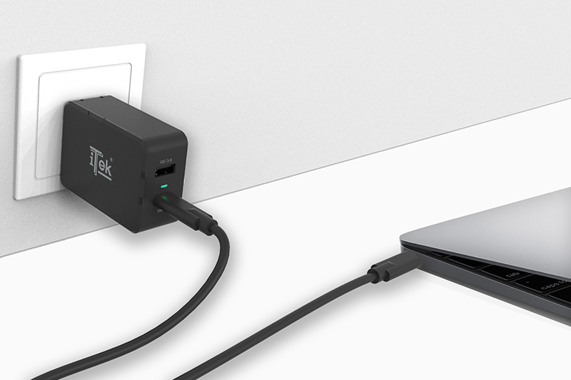 itek ITSCWUC30 mobile device charger Universal Black AC Fast charging Indoor – image 3