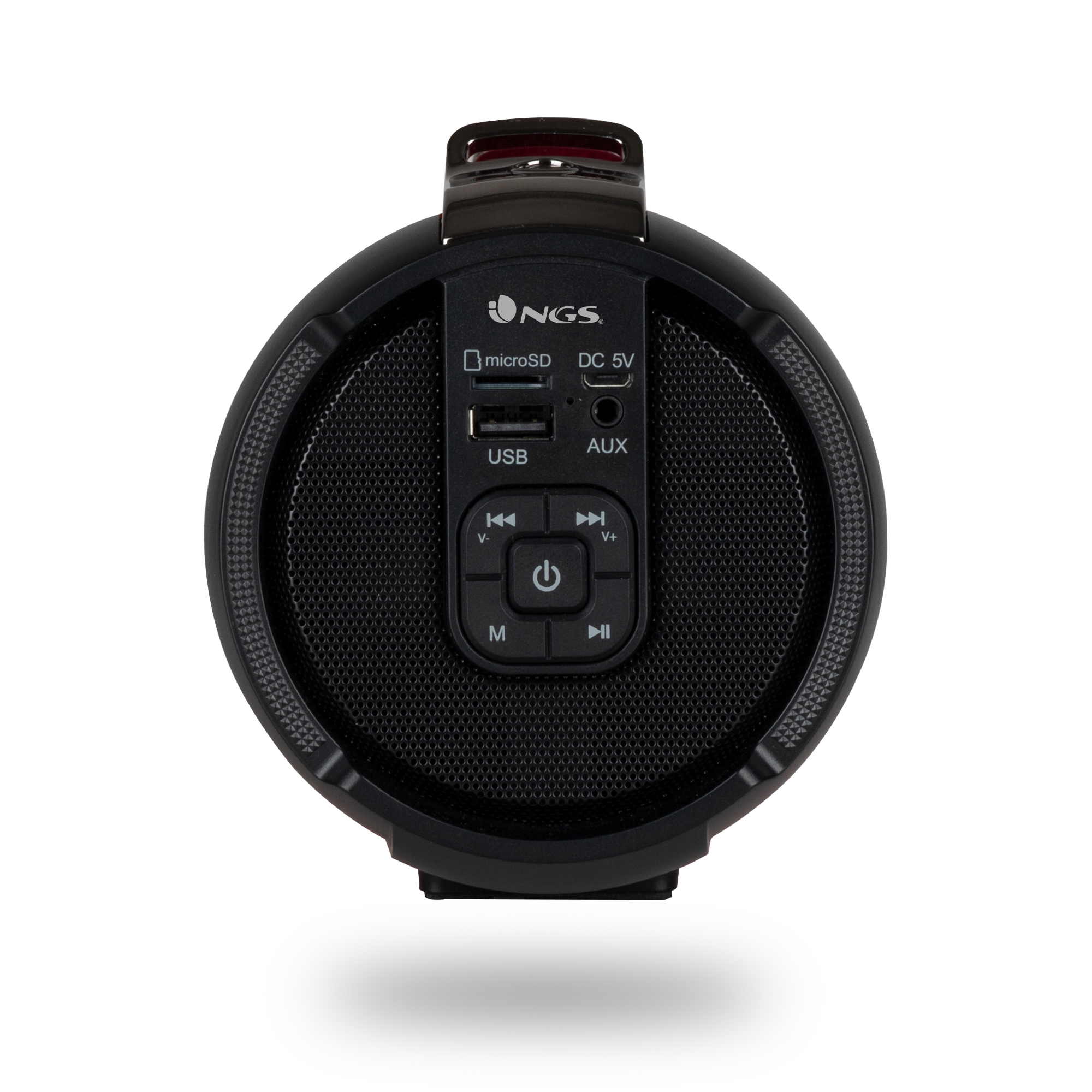 NGS Roller Tempo Stereo portable speaker Black, Red 20 W image 3