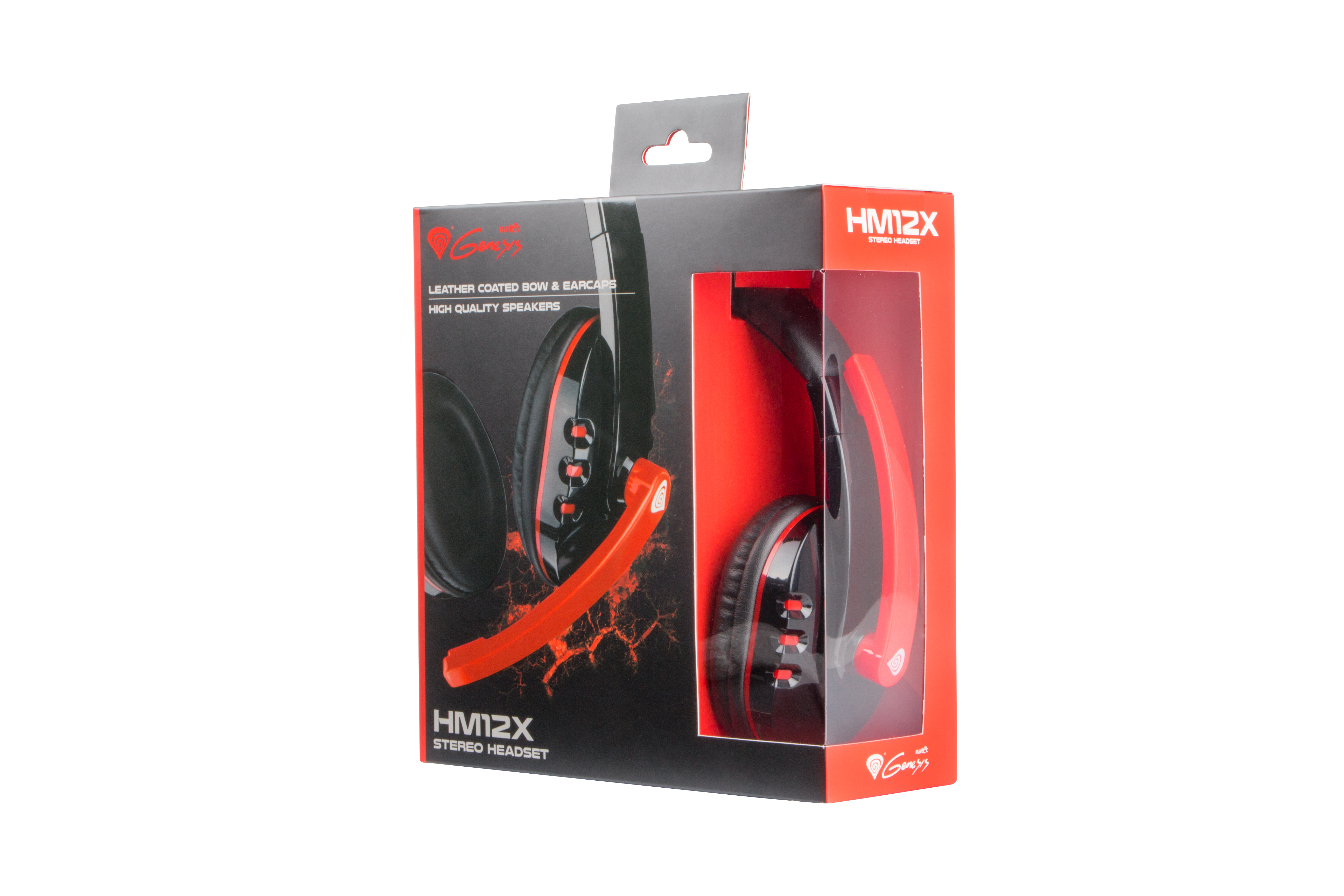 GENESIS HM12X Headset Wired Head-band Gaming Black, Red – image 6