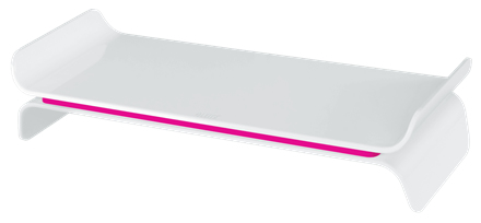Leitz 65040023 monitori kinnitus ja alus 68,6 cm (27) Laud Roosa, Valge