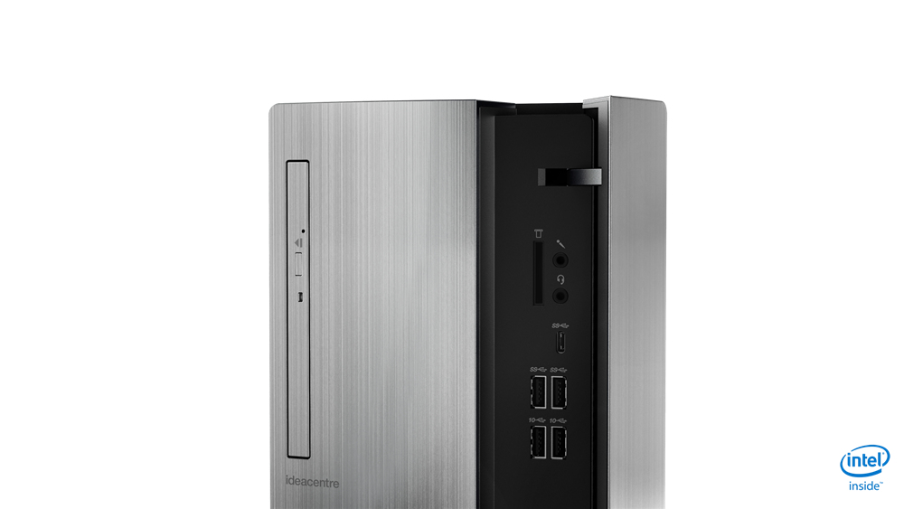 Lenovo IdeaCentre 510-15ICB Intel® Core™ i3 i3-9100 4 GB DDR4-SDRAM 256 GB SSD FreeDOS Tower PC Black, Silver image 10