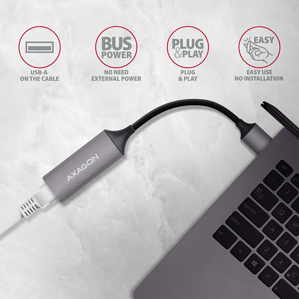 Axagon ADE-TR SuperSpeed USB gigabit ethernet adapter – image 3