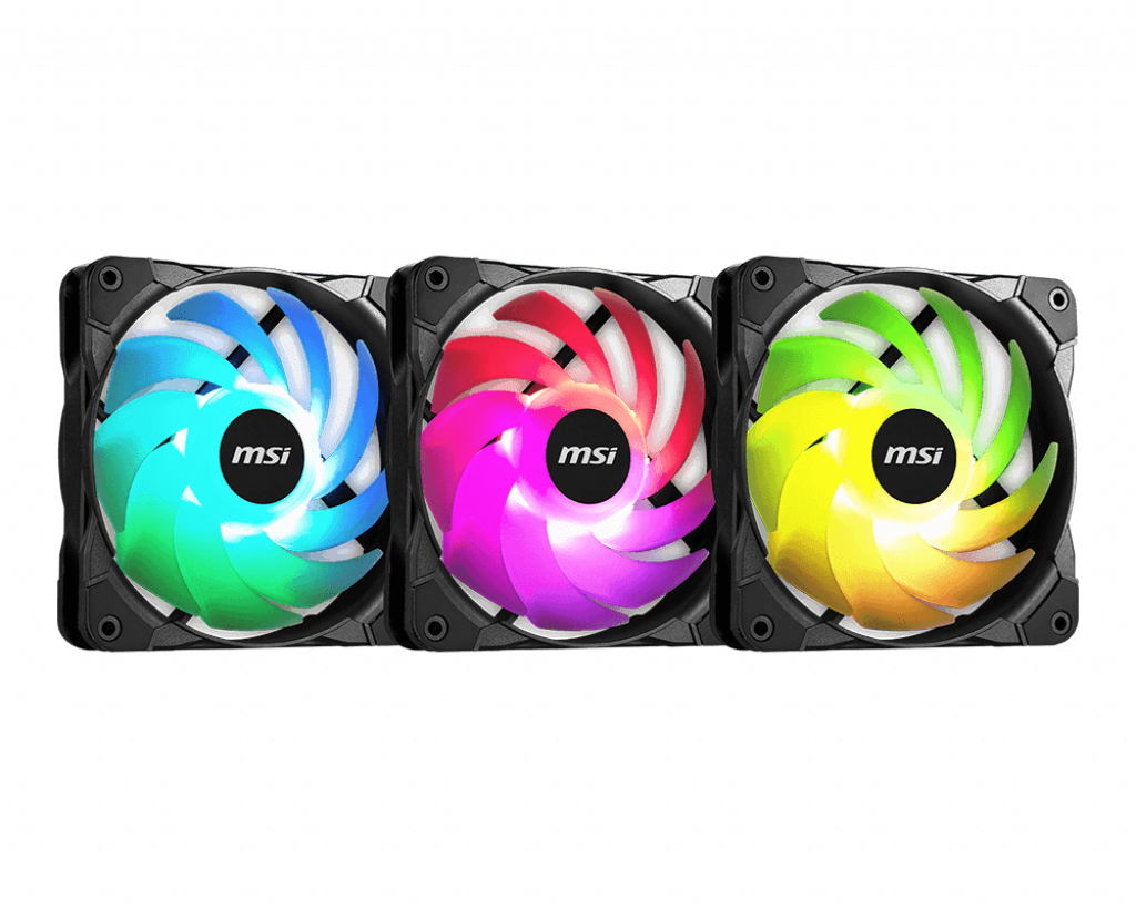 MSI MAX F12A-3 computer cooling system Computer case Fan Black image 1