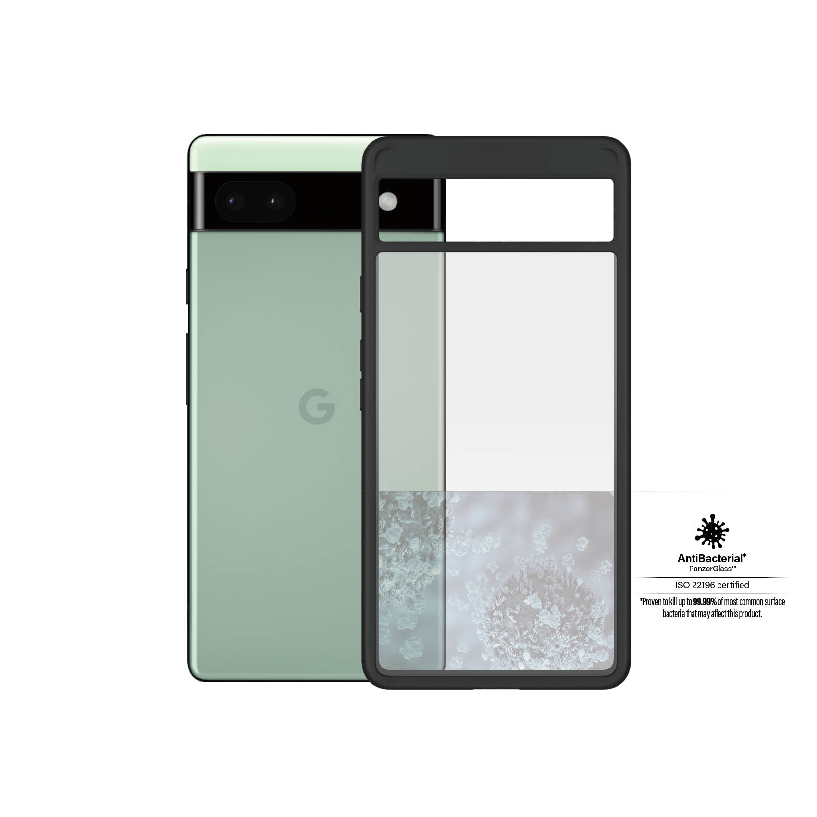 PanzerGlass Google Pixel 6a ClearCase Black AB – image 1