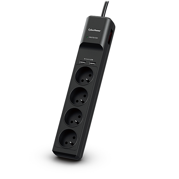 CyberPower P0420SUD0-FR protezione contro le sovratensioni Nero 4 …