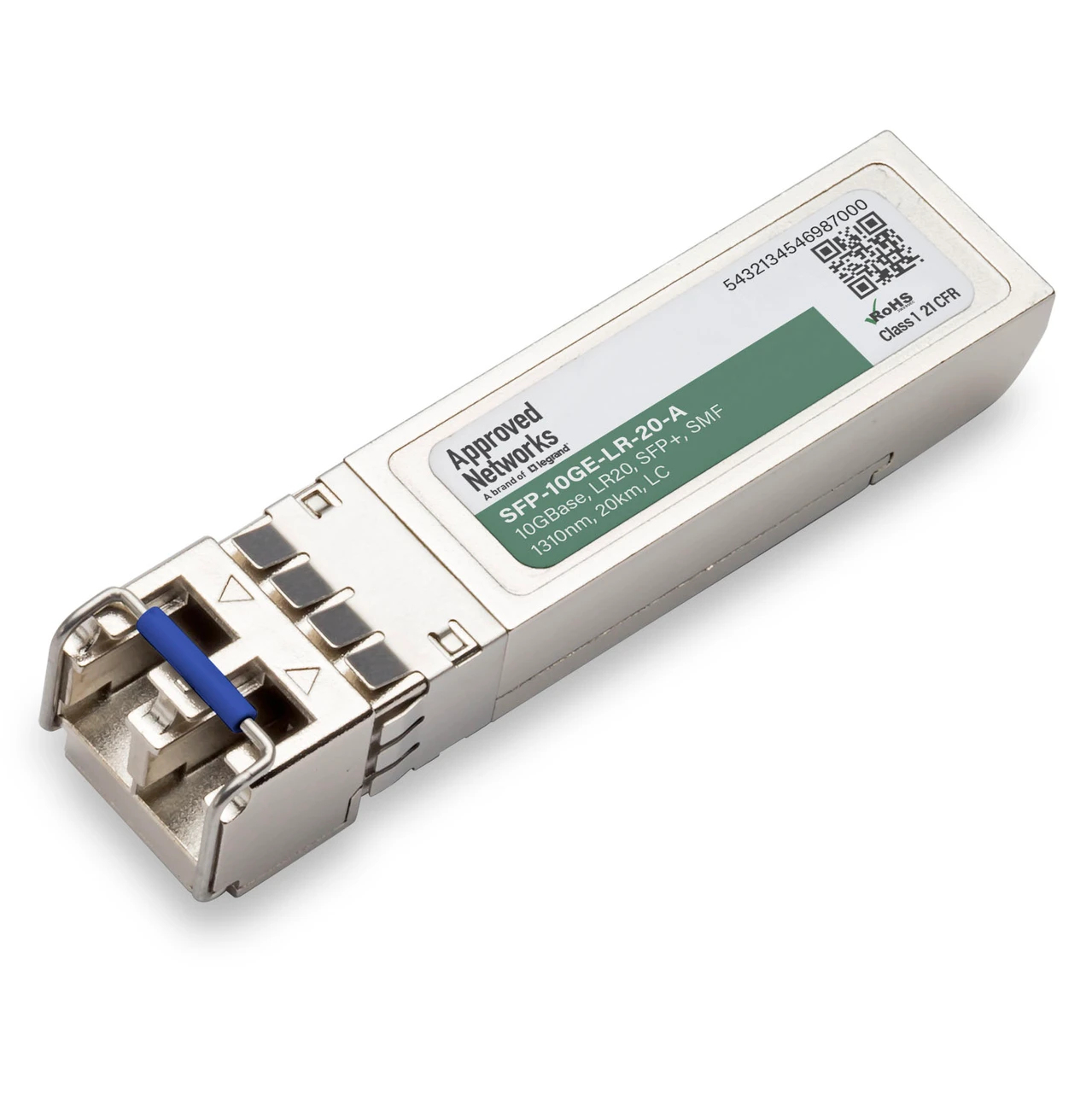 Legrand SFP-10GE-LR-20-A network transceiver module Fiber optic 11100 Mbit/s SFP+ 1310 nm