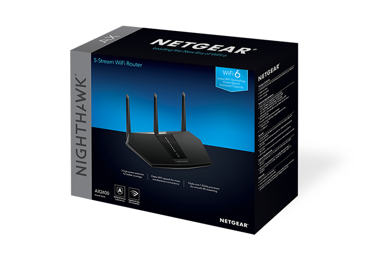 NETGEAR Nighthawk RAX30-100AUS wireless router Gigabit Ethernet Dual-band (2.4 GHz – image 2