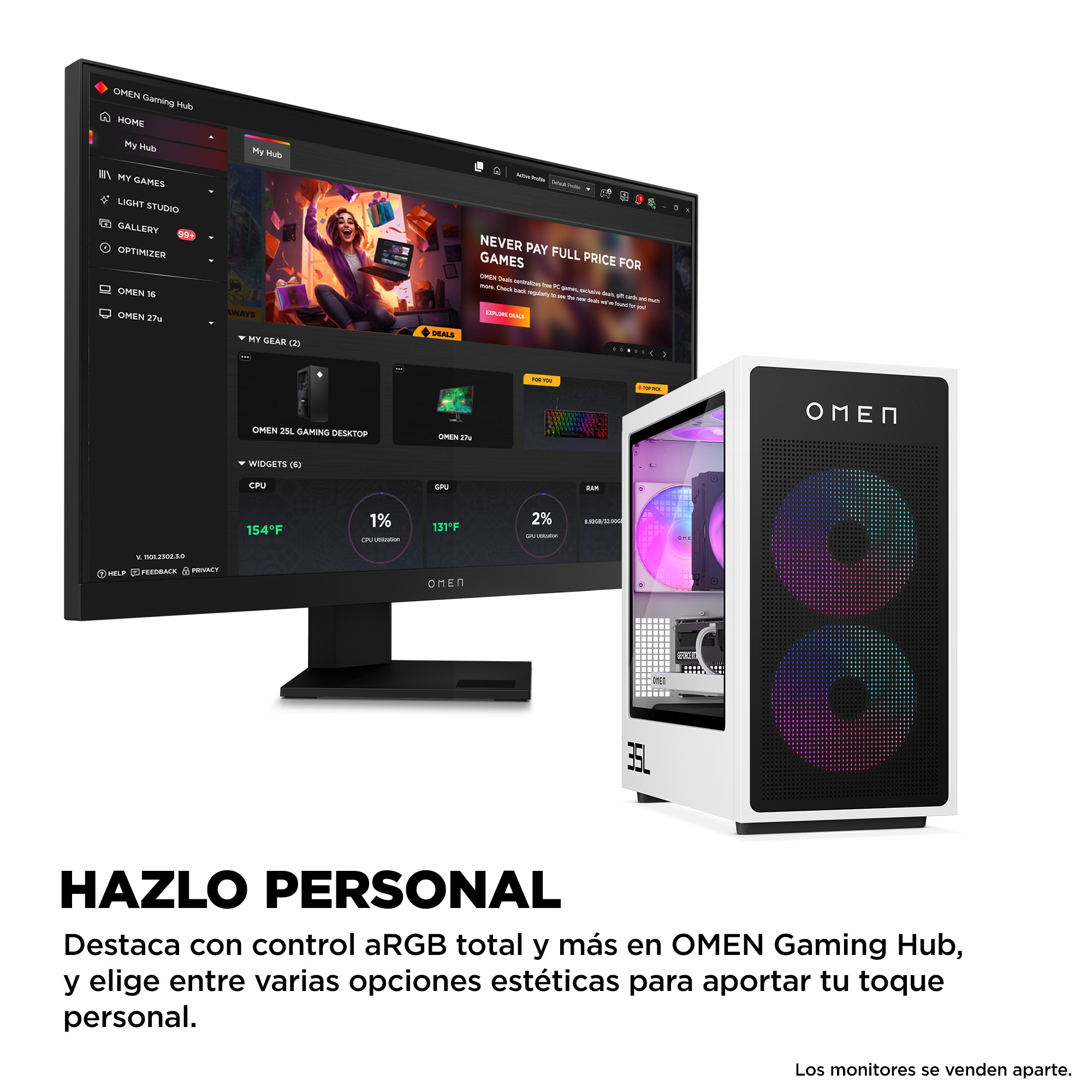 PC gaming OMEN 35L edición Valorant GT16-0124ns - imagen 8