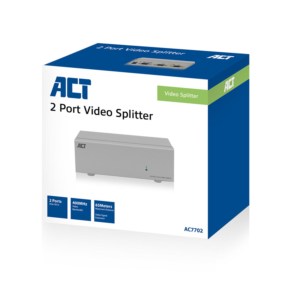 ACT AC7702 VGA splitter 2 ports – image 4