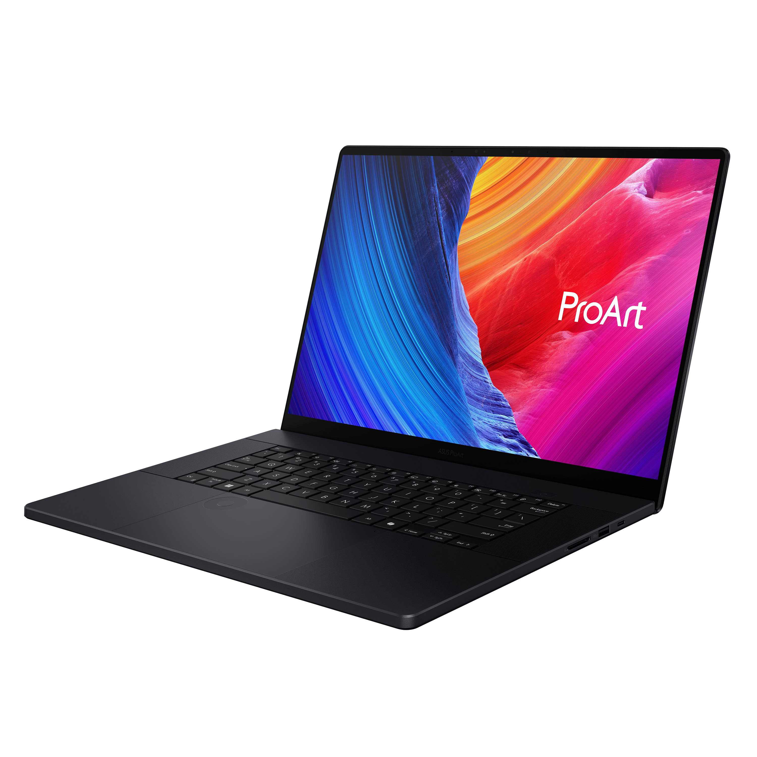 ASUS ProArt P16 OLED H7606WI-ME026W - AMD Ryzen AI 9 - HX 370 / up to 5.1 GHz - Win 11 Home - GeForce RTX 4070 - 64 GB RAM - 2 TB SSD NVMe - 16" OLED touchscreen 3840 x 2400 (4K) - Wi-Fi 7, Bluetooth - nano black