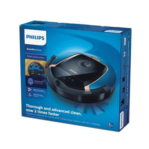 Philips SmartPro Active FC8812/82 robot vacuum Black, Blue – image 3