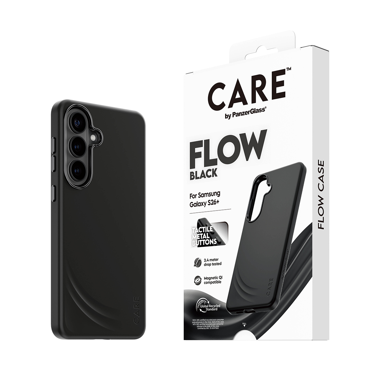 PanzerGlass CARE™ by PanzerGlass® Flow Case Black w. Qi Samsung Galaxy S26+ – image 6