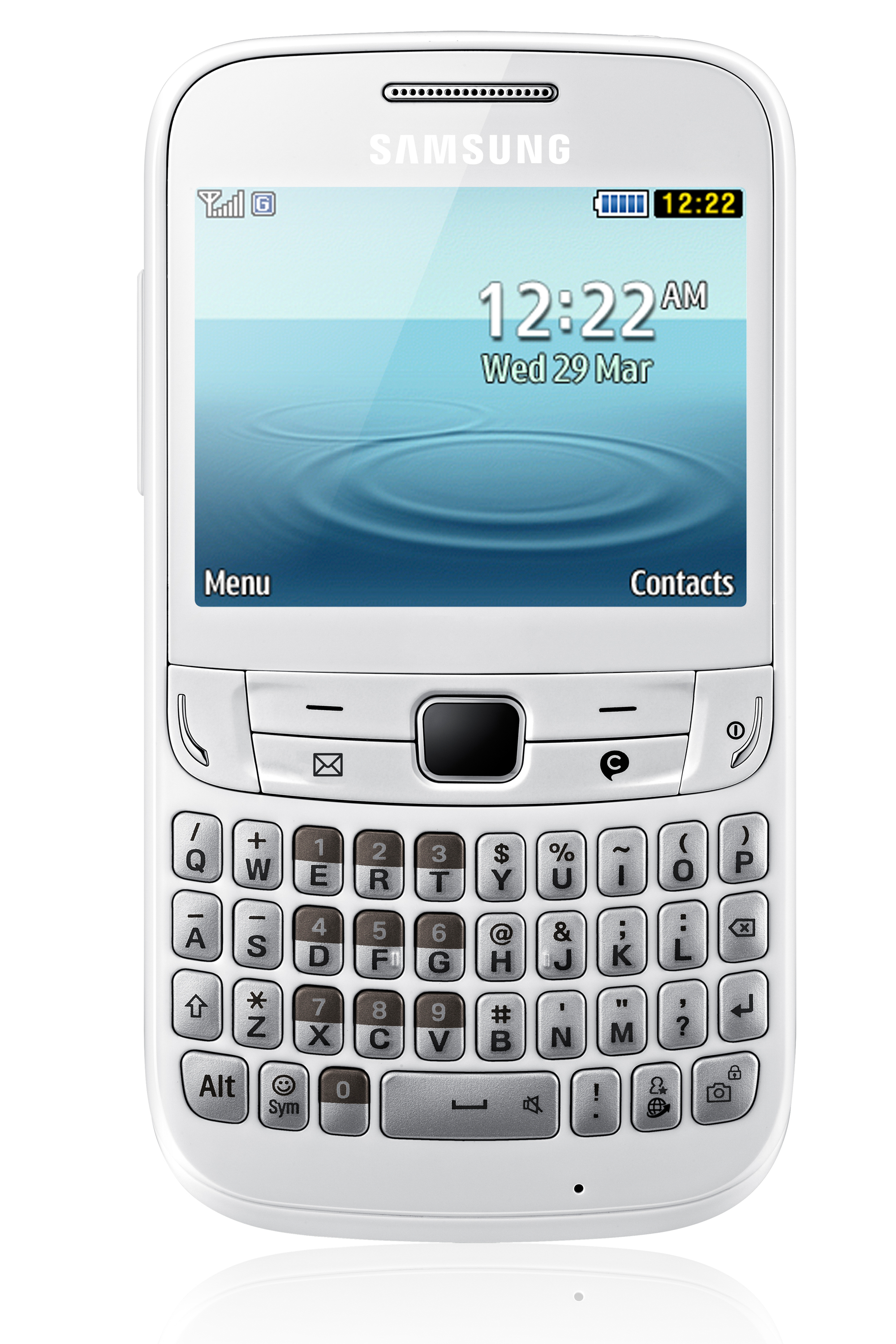 Samsung Ch@t 357 6.1 cm (2.4") 95.5 g White