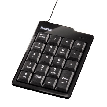 Hama SK130 keyboard Office USB Black – image 1